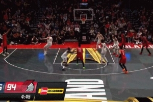 悬念来了！克里斯-穆雷三分命中&开拓者仅落后2分